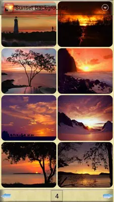 Sunset Backgrounds android App screenshot 1