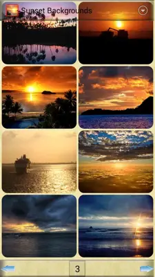 Sunset Backgrounds android App screenshot 2